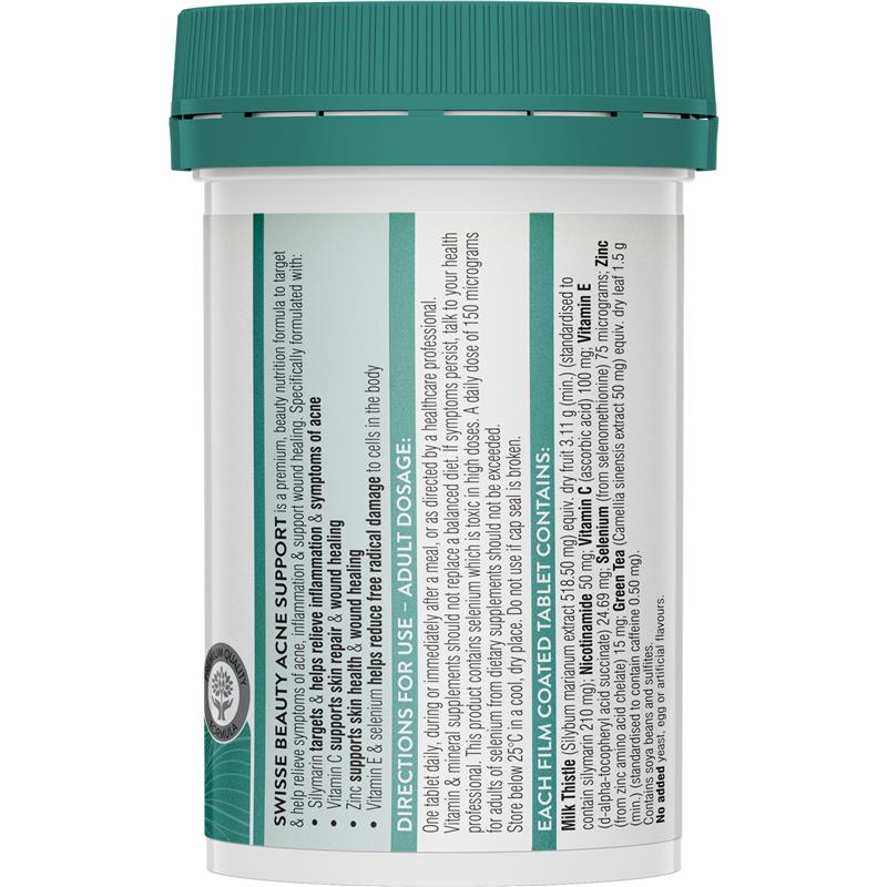 Load image into Gallery viewer, Swisse Beauty Acne Support 60 Tablets
