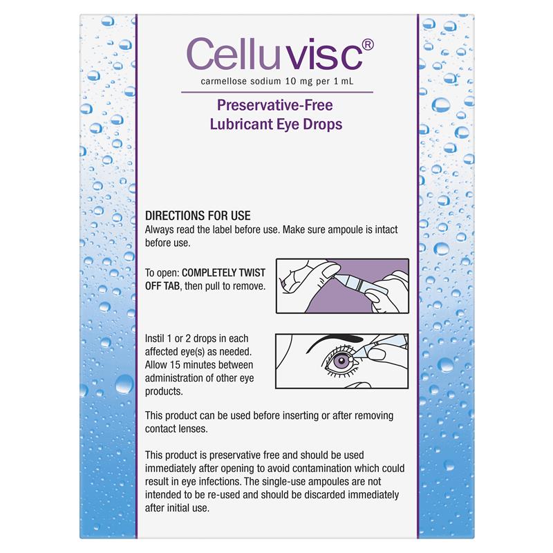 Load image into Gallery viewer, Celluvisc Eye Drops 30 x 0.4mL
