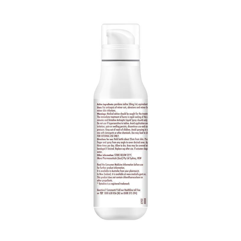 Load image into Gallery viewer, Betadine Antiseptic Liquid Spray 75mL
