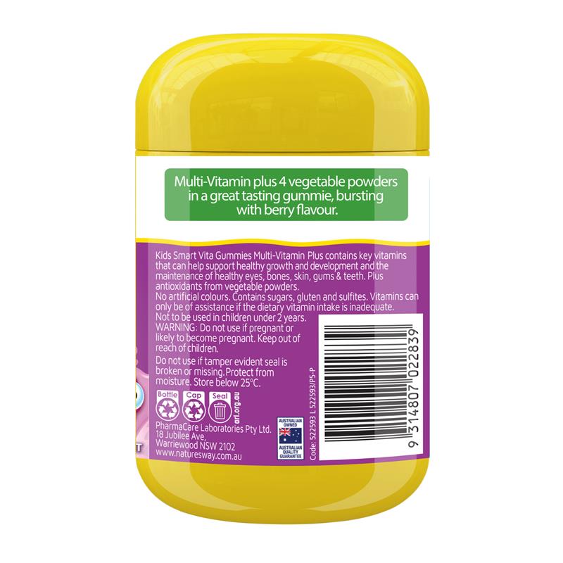 Load image into Gallery viewer, Nature's Way Kids Smart Vita Gummies Multi-Vitamin+ 60 Pastilles
