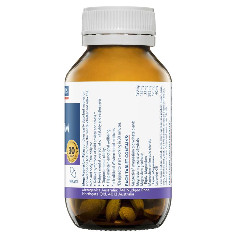 Load image into Gallery viewer, Ethical Nutrients Mega Magnesium Relax 60 Tablets

