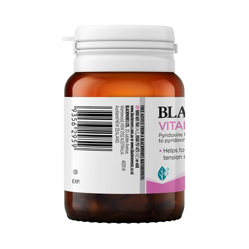Load image into Gallery viewer, Blackmores Vitamin B6 100mg 40 Tablets
