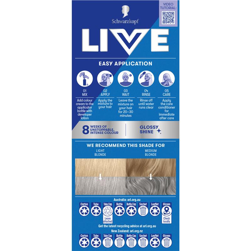 Load image into Gallery viewer, Schwarzkopf Live Colour Permanent Silver Storm
