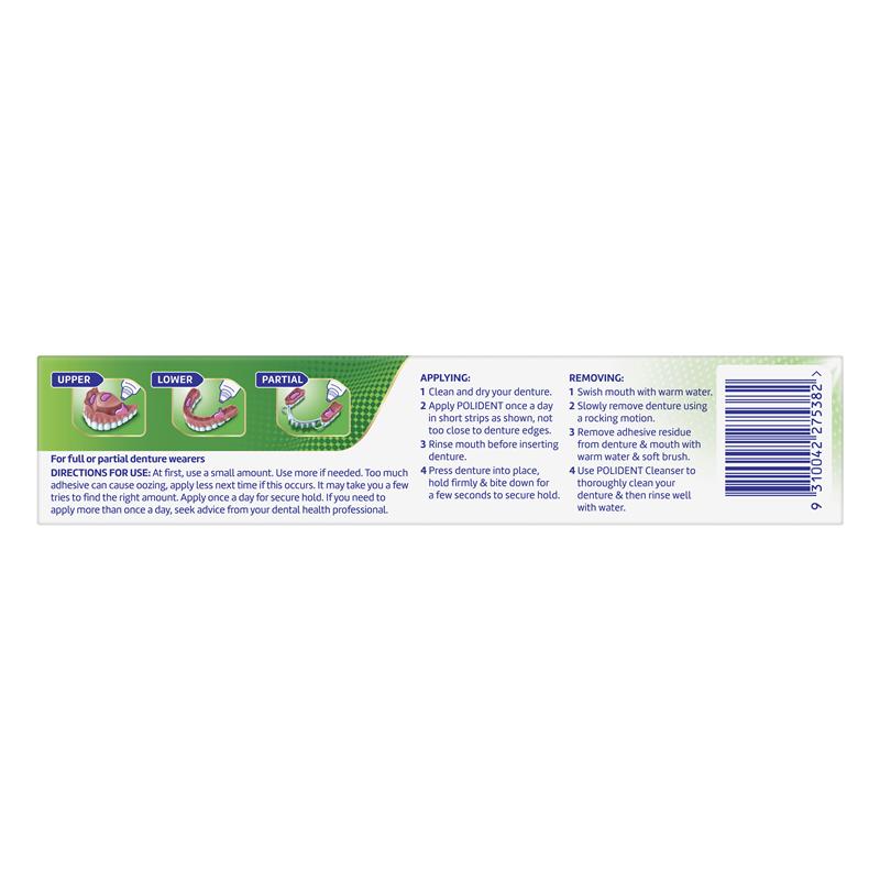 Load image into Gallery viewer, Polident Denture Adhesive Cream Fresh Mint 60g
