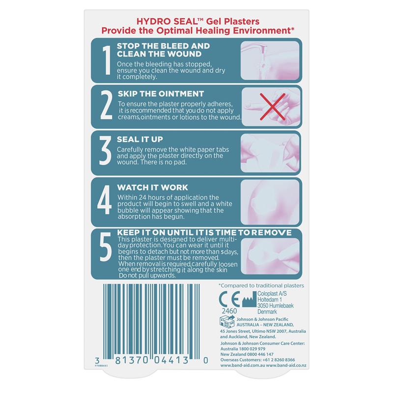 Load image into Gallery viewer, Band-Aid Advanced Healing Hydro Seal Gel Plasters Large 6 Pack
