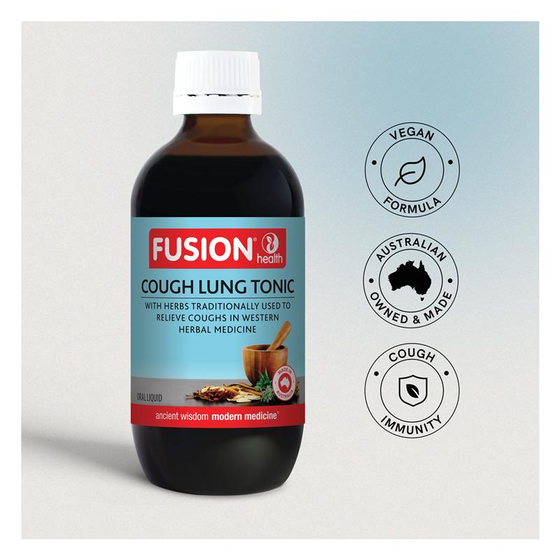 Load image into Gallery viewer, Fusion Cough Lung Tonic 200ml

