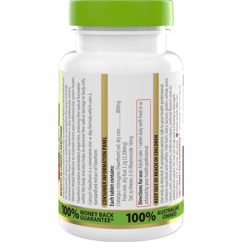 Load image into Gallery viewer, Carusos One a Day Hawthorn 60 Tablets
