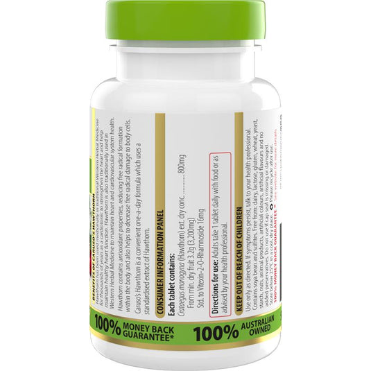 Carusos One a Day Hawthorn 60 Tablets