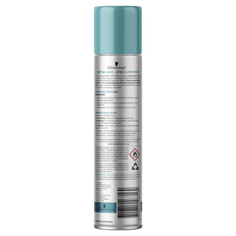 Load image into Gallery viewer, Schwarzkopf Extra Care Strong Styling Hairspray Maximum Hold 100g

