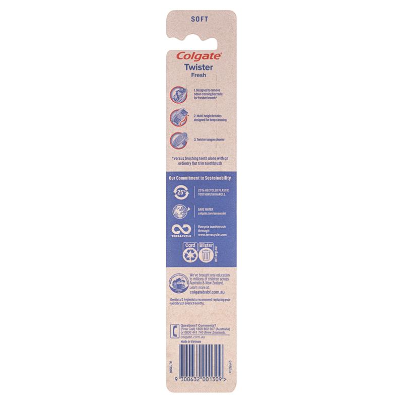 Load image into Gallery viewer, Colgate Toothbrush Twister Fresh Soft
