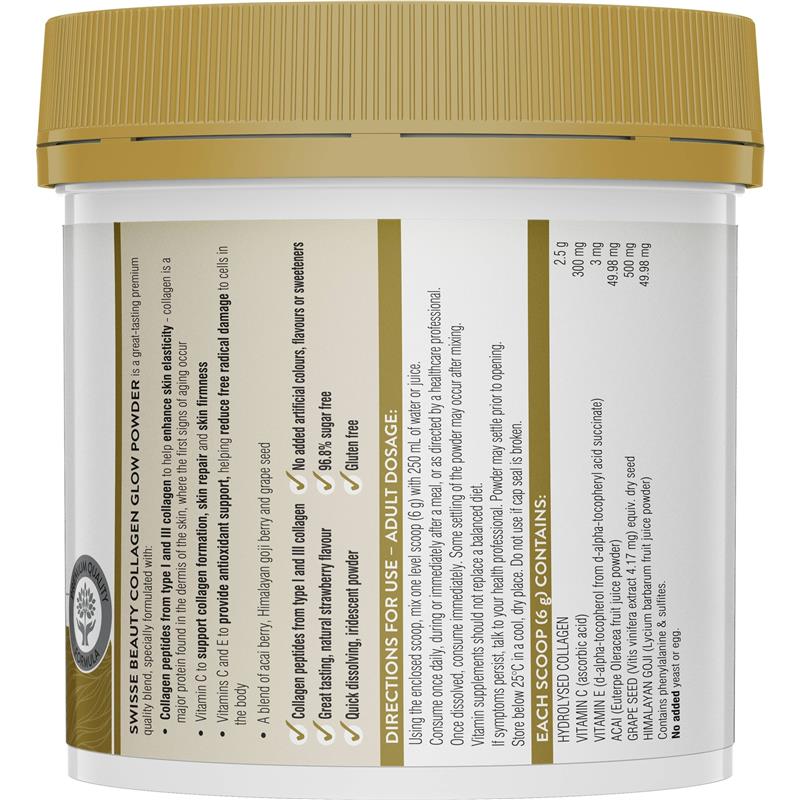 Load image into Gallery viewer, Swisse Beauty Collagen Glow Powder 240g
