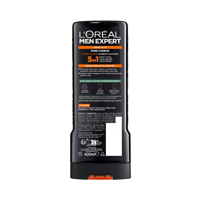 Load image into Gallery viewer, L'Oreal Paris Men Expert Pure Carbon Shower Gel 400ml
