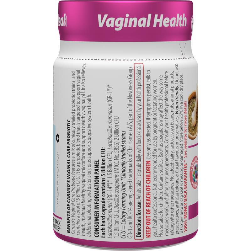 Load image into Gallery viewer, Carusos Probiotic Vaginal Care 60 Capsules
