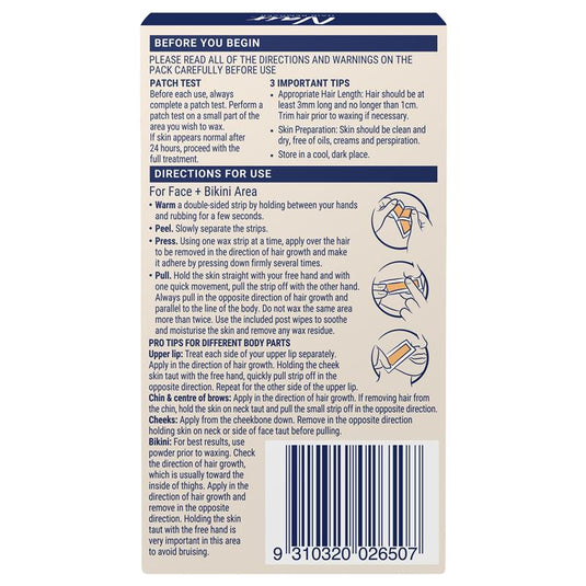 Nair Easiwax Mini Wax Strips 20