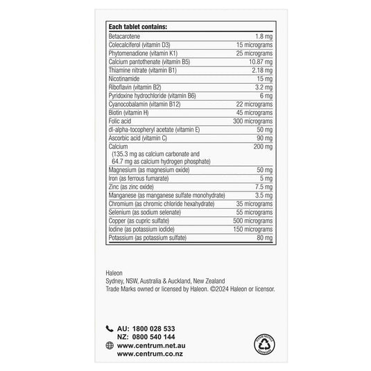 Centrum Advance 100 Tablets