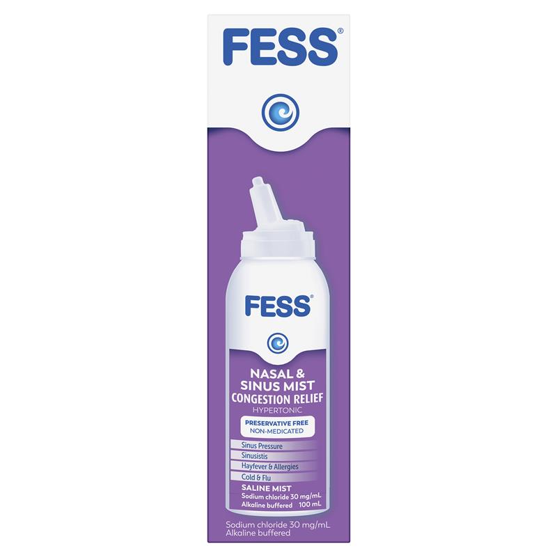Load image into Gallery viewer, Fess Nasal &amp; Sinus Saline Mist 100ml
