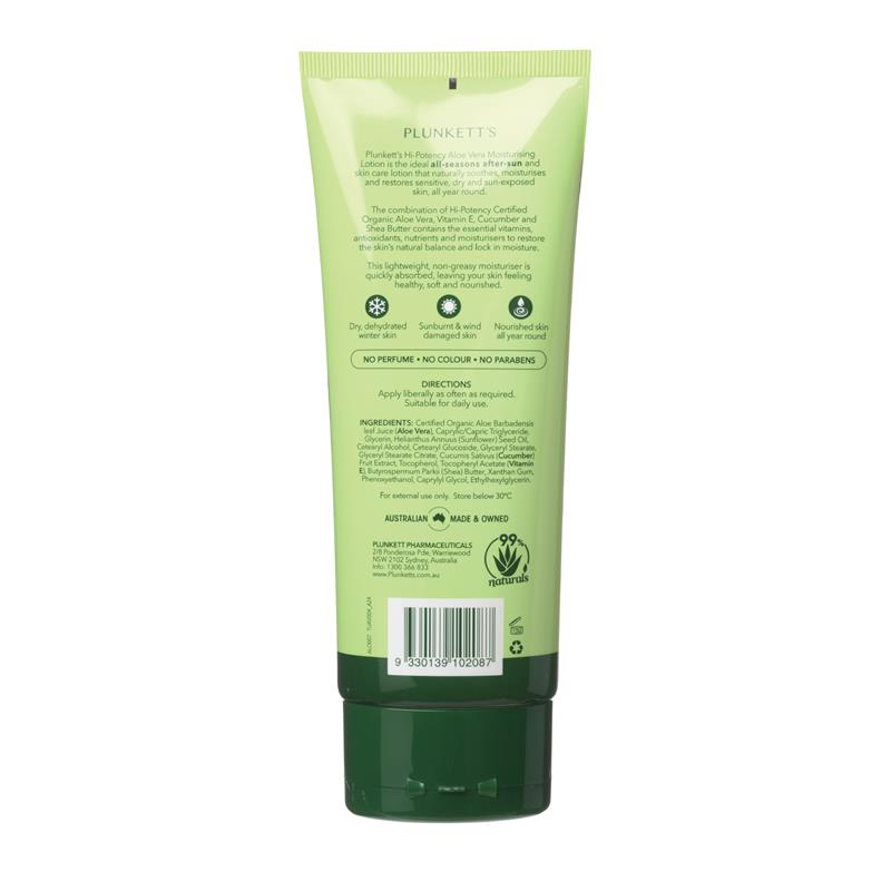 Load image into Gallery viewer, Plunketts Hi-Potency Aloe Vera Soothing &amp; Hydrating Moisturiser 200ml
