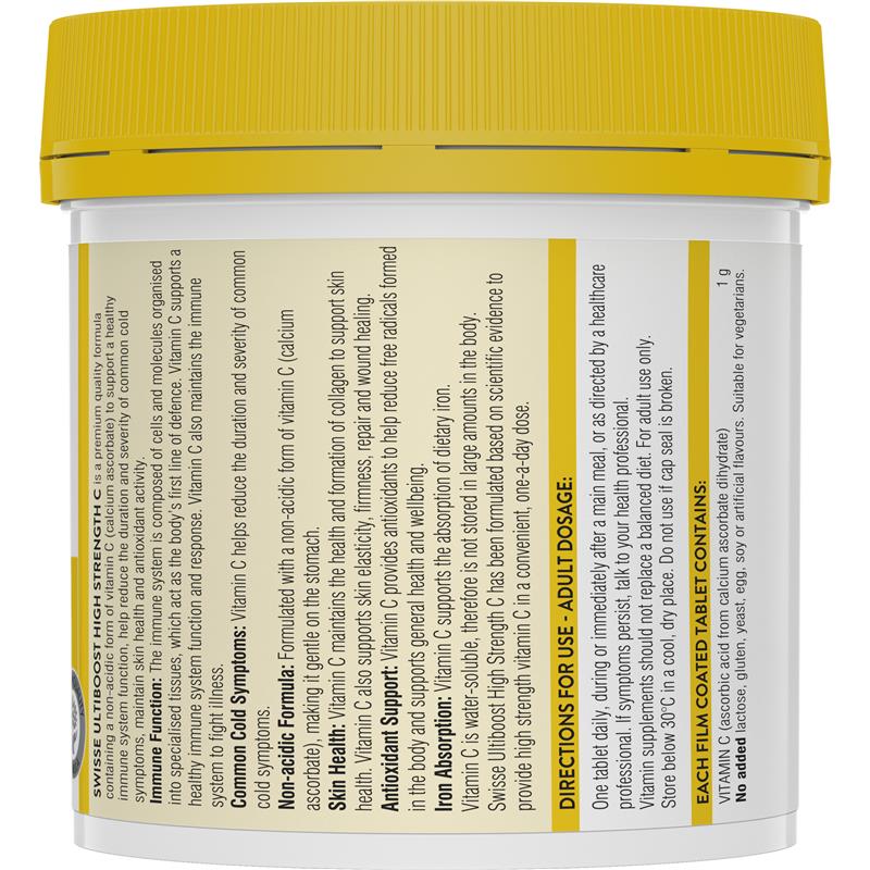 Load image into Gallery viewer, Swisse High Strength Vitamin C 1000mg 250 Tablets Exclusive Size
