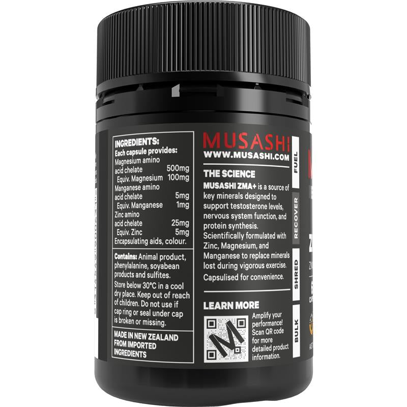 Load image into Gallery viewer, Musashi ZMA+ 60 Capsules
