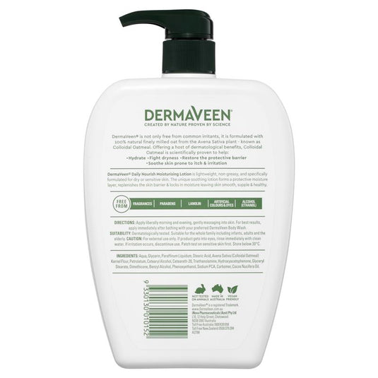 DermaVeen Daily Nourish Moisturising Lotion 1L