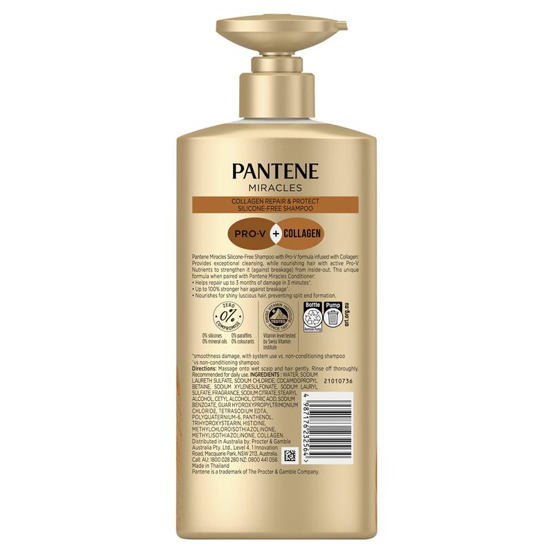 Load image into Gallery viewer, Pantene Miracles Collagen Repair &amp; Protect Shampoo 650ml
