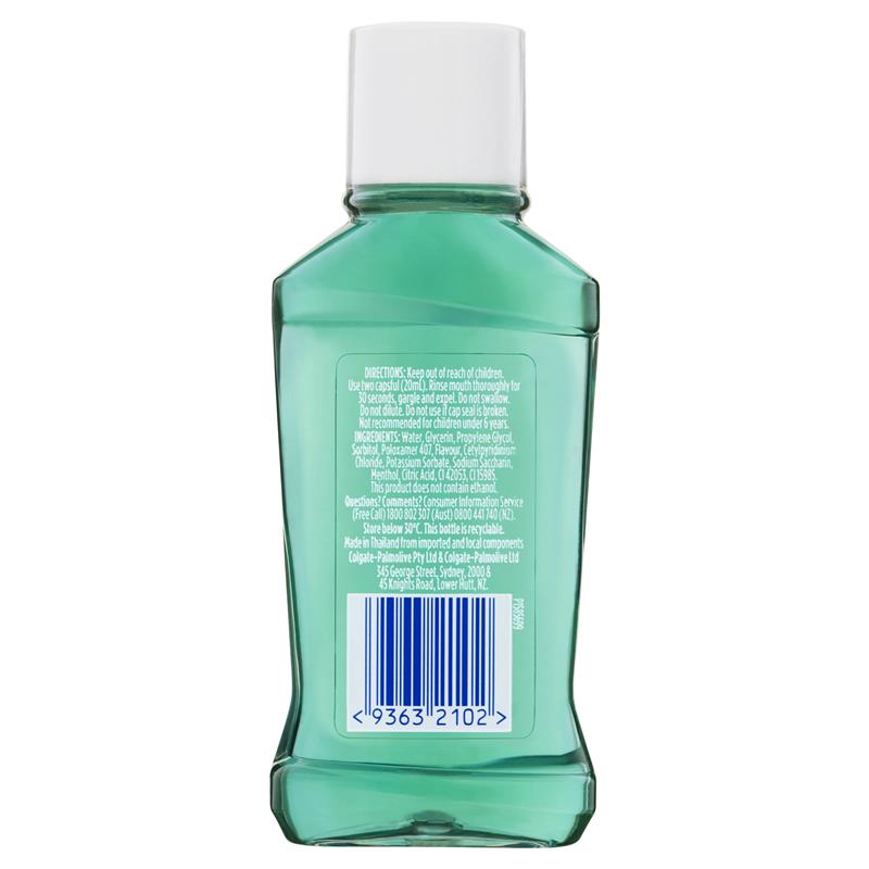 Load image into Gallery viewer, Colgate Plax Alcohol Free Antibacterial Mouthwash Freshmint 60mL
