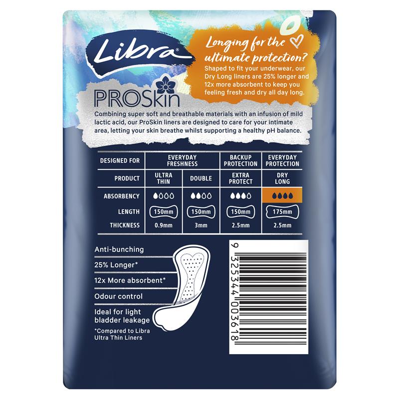Load image into Gallery viewer, Libra Liner Dry Long 30 Pack
