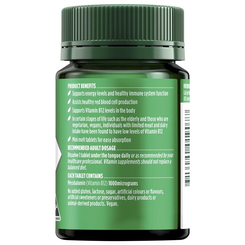 Load image into Gallery viewer, Nature's Own Activated Methyl B12 60 Mini Tablets
