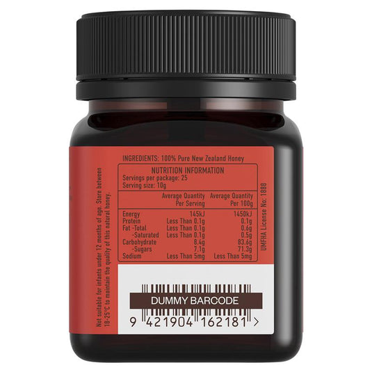 Egmont Honey UMF 20+ Manuka Honey 250g