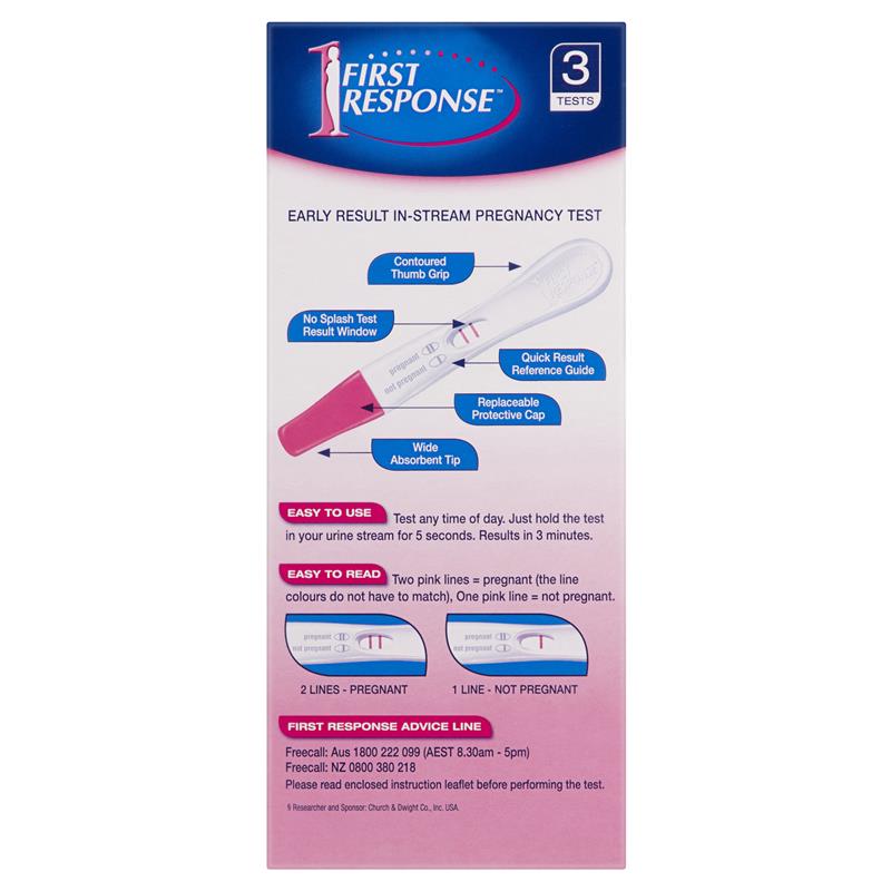 Load image into Gallery viewer, First Response Instream Pregnancy Test 3 Tests
