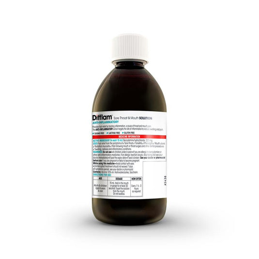 Difflam Sore Throat Anti-inflammatory Gargle 500ml