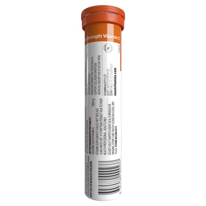 Load image into Gallery viewer, Voost Vitamin C Effervescent 20 Tablets
