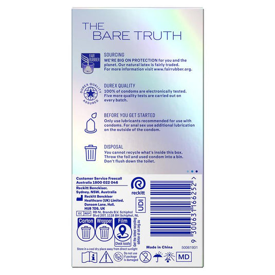Durex Invisible Regular Fit Condoms 10 Pack