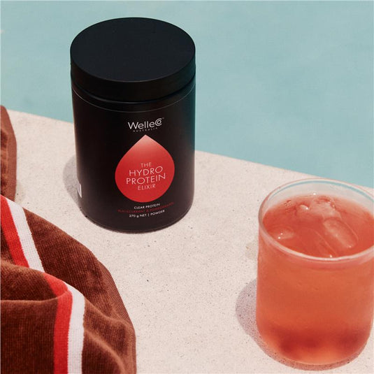 WelleCo The HydroProtein Elixir Pomegranate & Blackcurrant 270g Jar