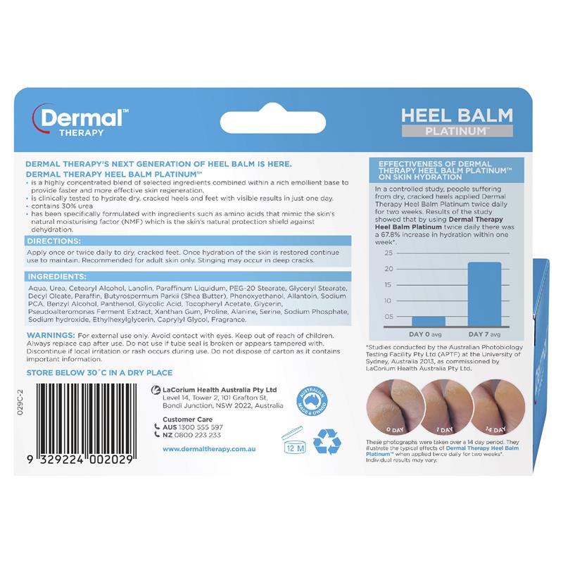 Load image into Gallery viewer, Dermal Therapy Heel Balm Platinum 125g

