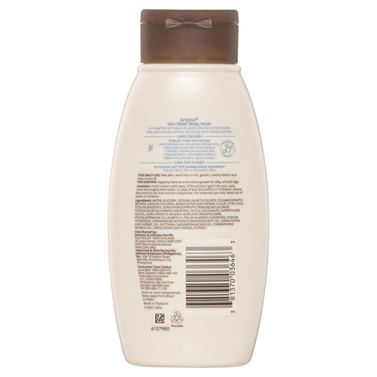Aveeno Skin Relief Moisturising Fragrance Free Body Wash 354ml