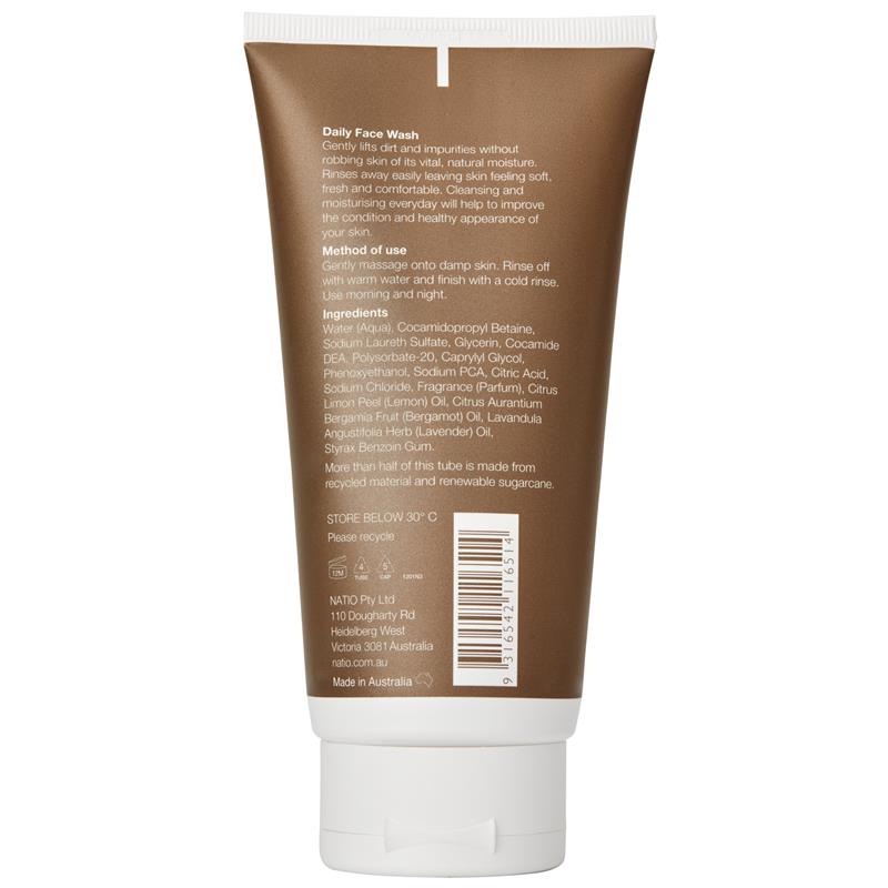 Load image into Gallery viewer, Natio Men's Daily Face Wash 150g

