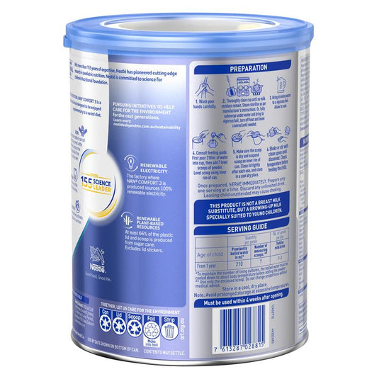 Nestle NAN COMFORT 3 Toddler Milk Drink Powder, From 1 year – 800g