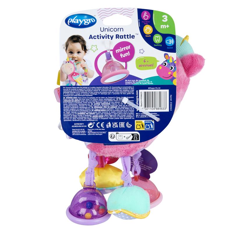Load image into Gallery viewer, Playgro Unicorn Activity Rattle
