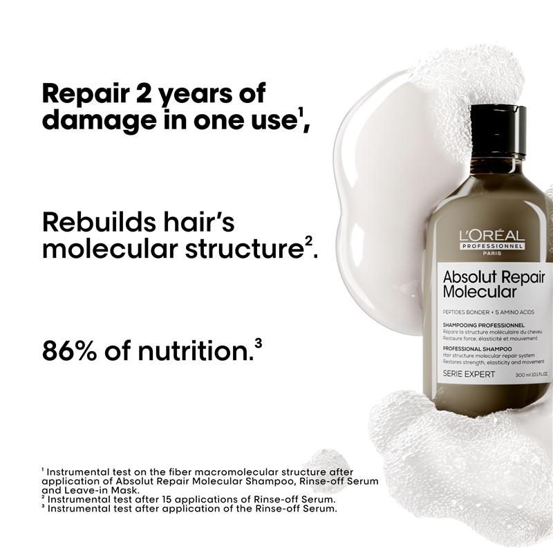 Load image into Gallery viewer, L'Oreal Professionnel Serie Expert Absolut Repair Molecular Shampoo 300ml
