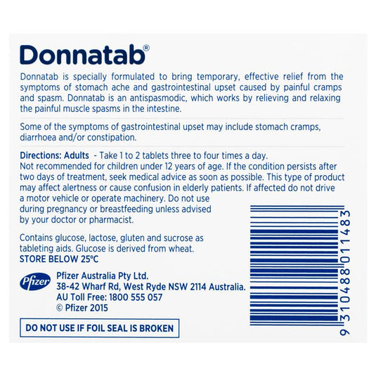 Donnatab Tablets 25