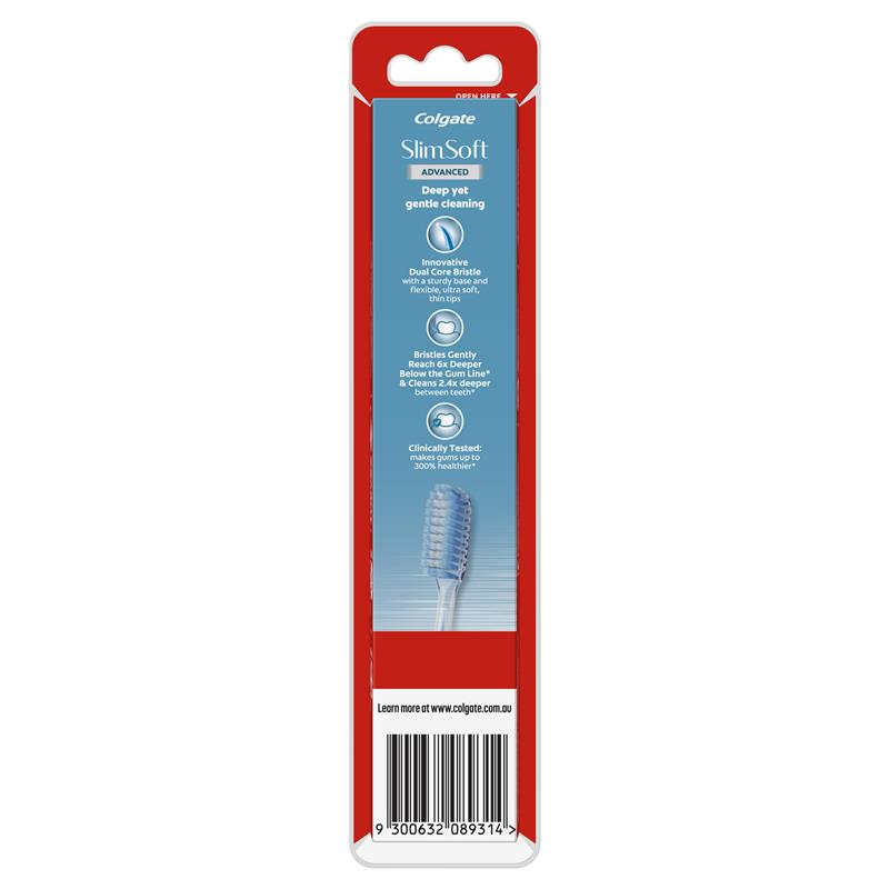 Load image into Gallery viewer, Colgate Toothbrush Slim Soft Advanced Ultra Soft 2 Pack
