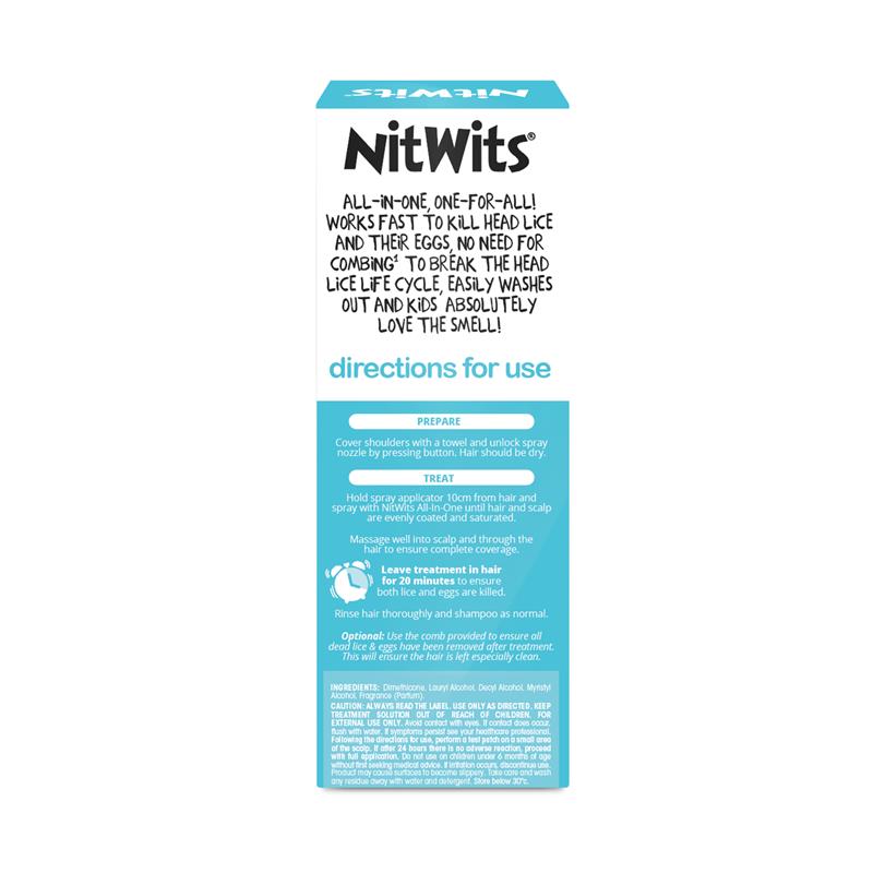 Load image into Gallery viewer, NitWits All In One Head Lice Solution 120ml
