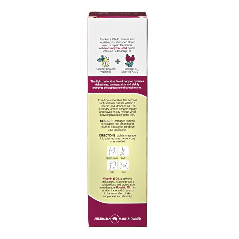 Load image into Gallery viewer, Plunkett's Vita E Natural Vitamin E Quick Dry Oil 125ml
