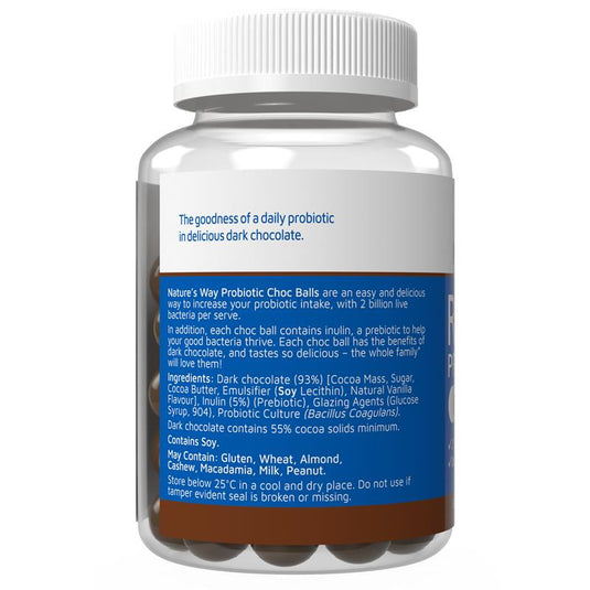 Nature's Way Restore Probiotic Chocolate Balls 60