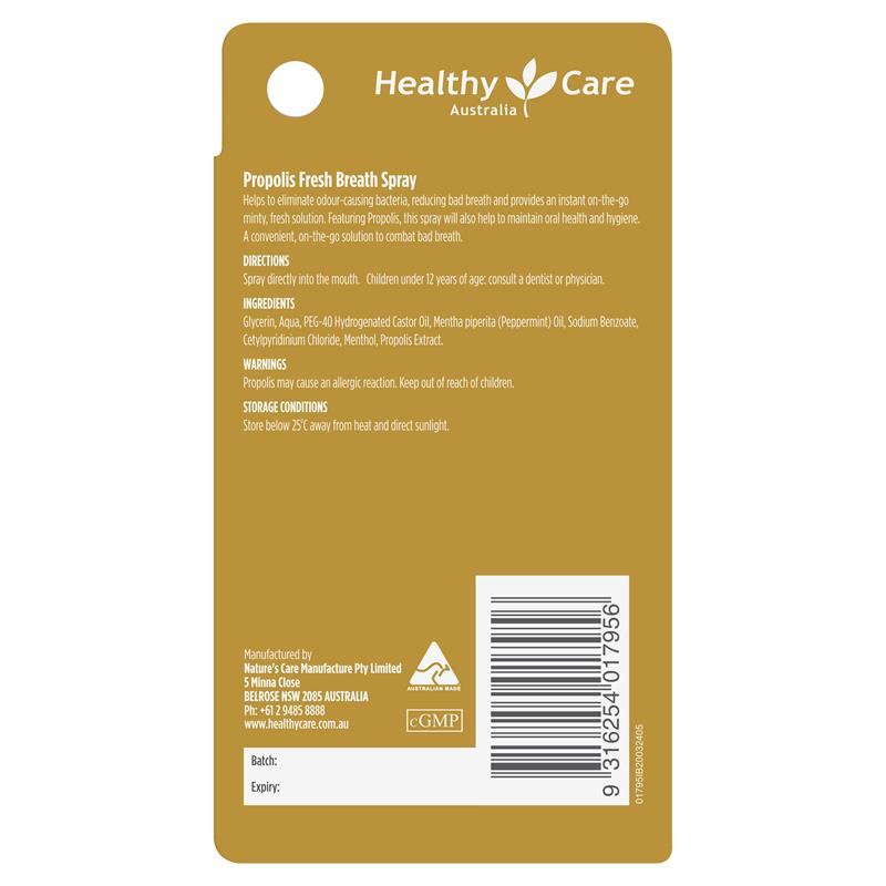 Load image into Gallery viewer, Healthy Care Propolis Fresh Breath Spray 25ml
