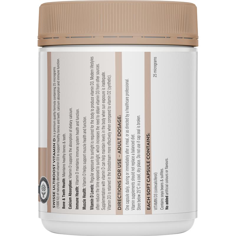 Load image into Gallery viewer, Swisse Vitamin D 500 Capsules Exclusive Size
