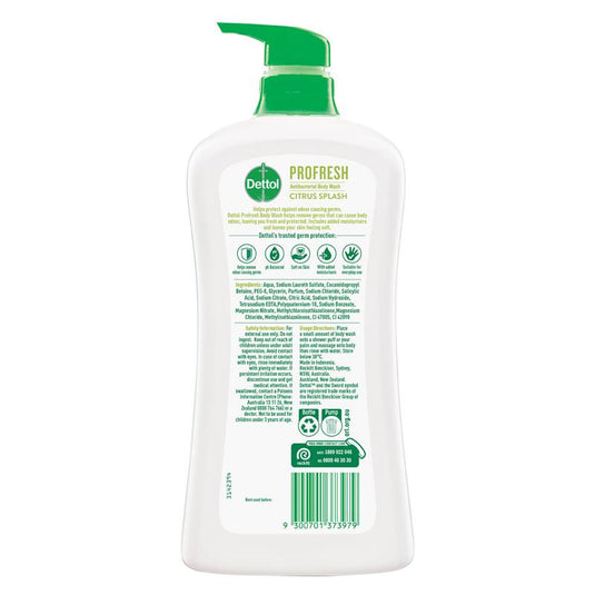 Dettol ProFresh Citrus Splash Shower Gel 950ml