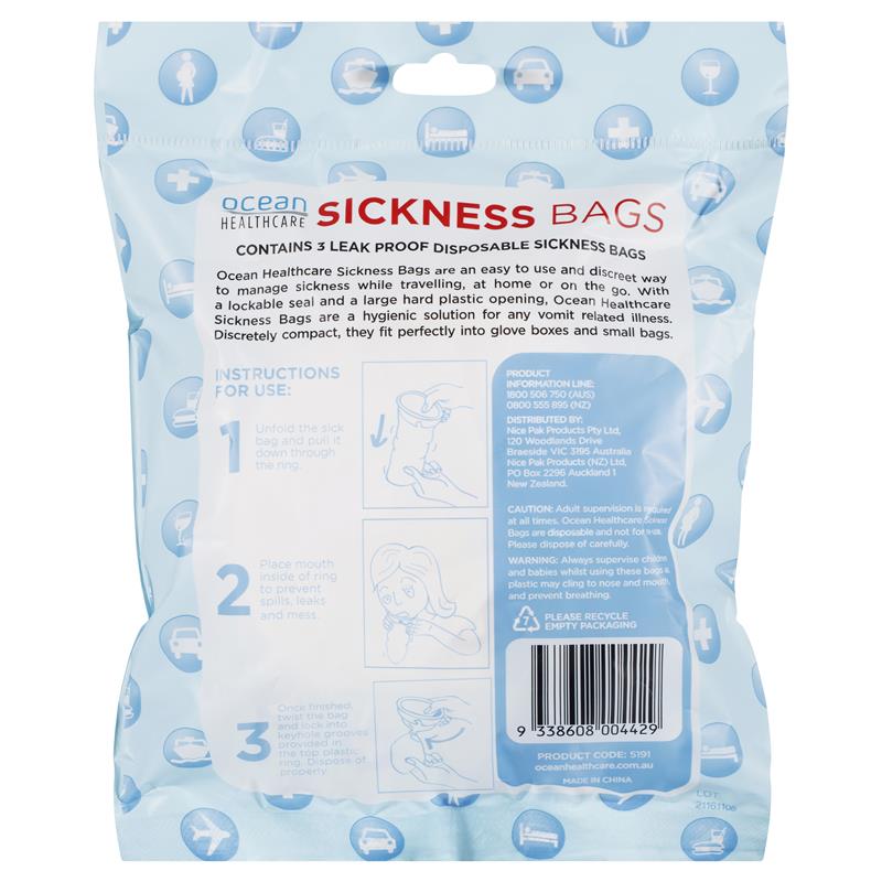Load image into Gallery viewer, Ocean Sickness Bags 3 Pack

