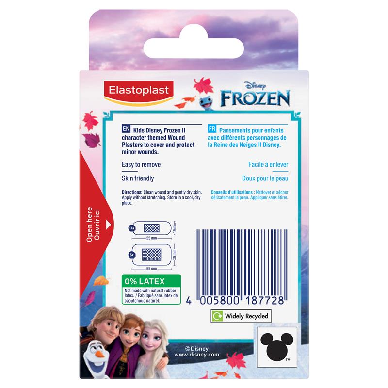 Load image into Gallery viewer, Elastoplast Disney Character Strips Frozen II 20 Pack
